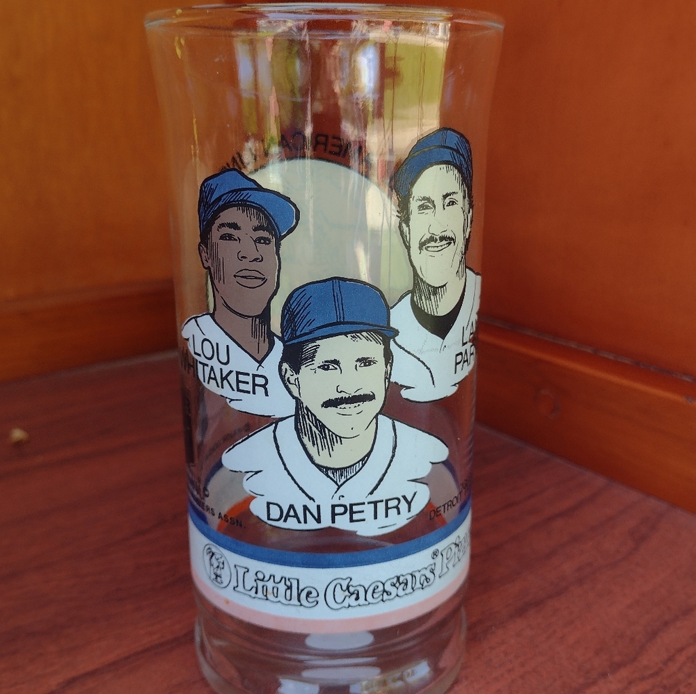 1984 Detroit Tigers Collectable Drinking Glass